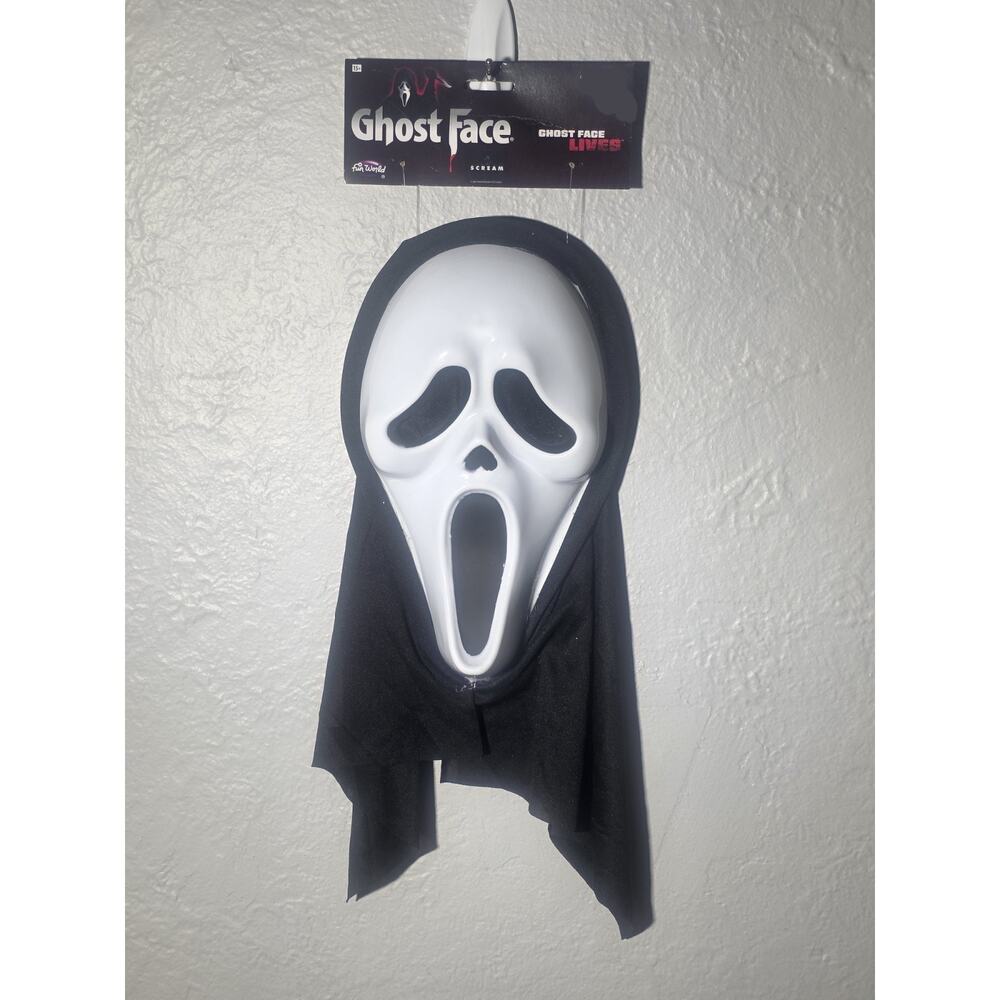 Scream Mask Officially Licensed Ghosts Face Halloween Costume By Fun World